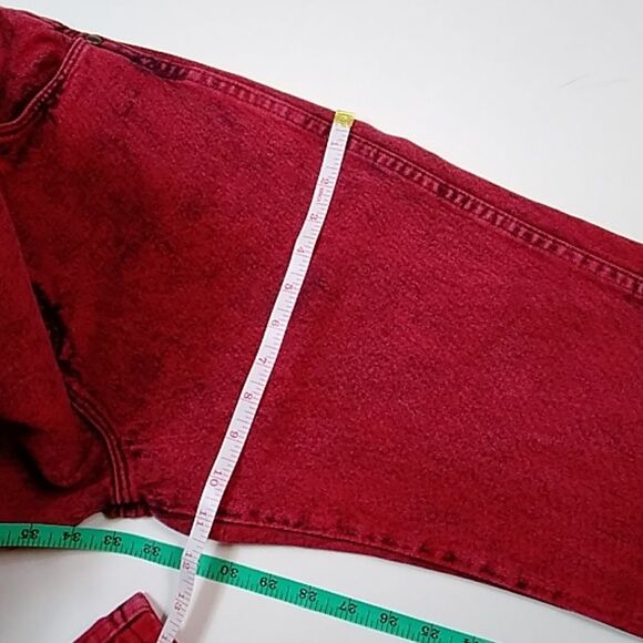 VTG Rate Wrangler 14MWZRE Made In USA 100% Cotton W's Jeans High Waist 7 X 34 - Picture 12 of 16